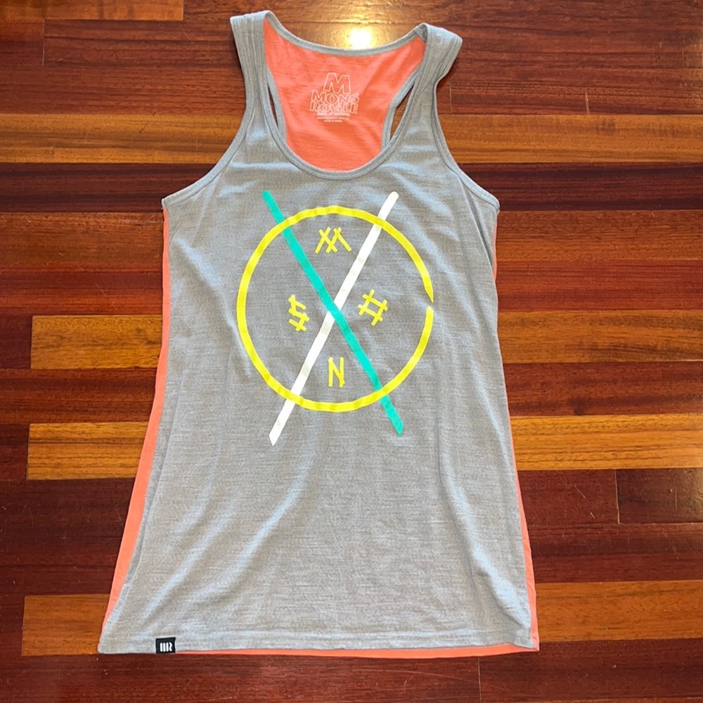 Womens Medium Mons Royale Racerback Tank Top 100% Merino Wool
